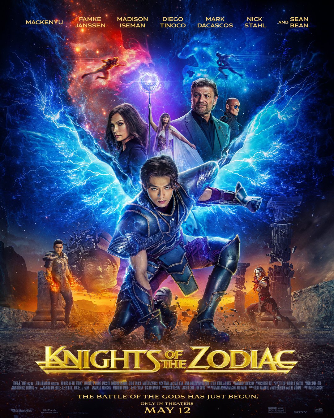 《圣斗士星矢》真人电影发布正式海报 4月28日海外上映