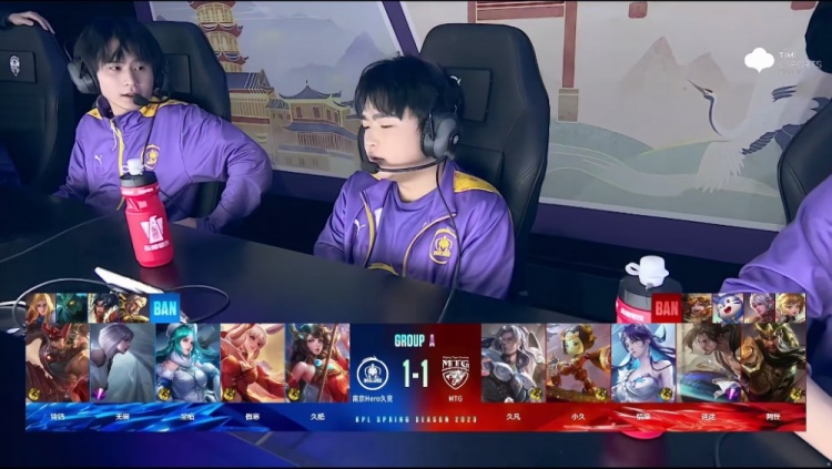 《王者荣耀》2023 KPL春季赛赛报：久酷大乔精准电梯救援队友！Hero 2-1 MTG