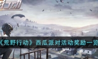 《荒野行动》攻略——西瓜派对活动奖励