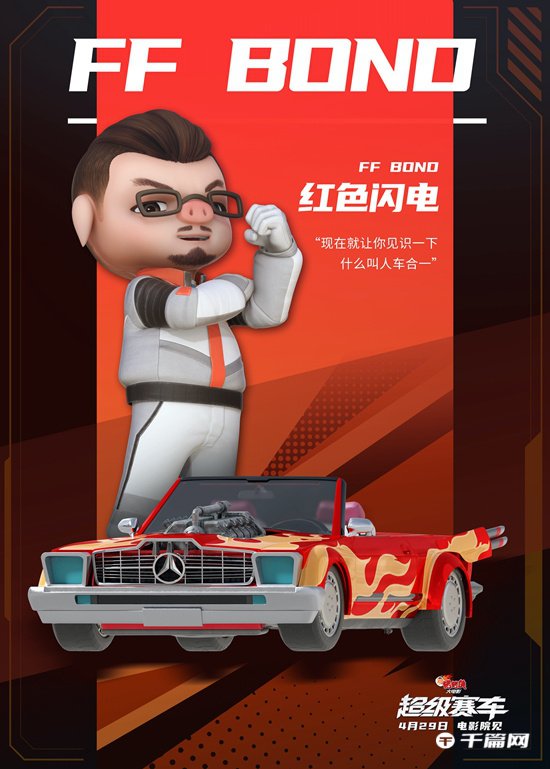 《新猪猪侠大电影·超级赛车》发布角色版海报