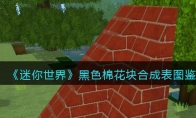 《迷你世界》攻略——黑色棉花块合成表图鉴